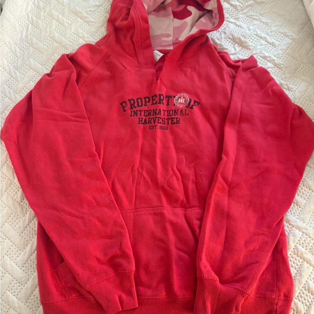 Red International Harvester Hoodie